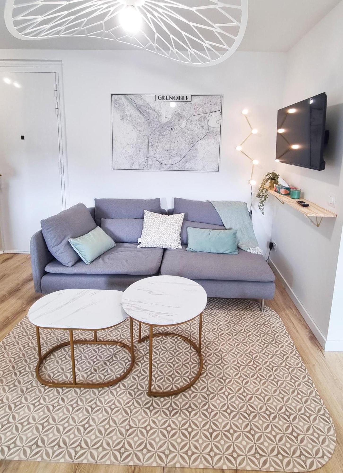 Appartement Hagaki Vue Panoramique Proche Gare Netflix Grenoble Kültér fotó